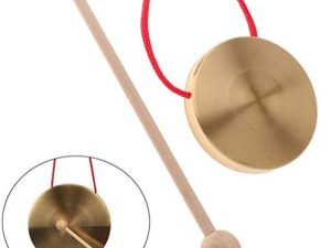 Tzong Mini Gongs Tambourine Cymbals Percussion Musical Instruments