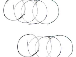 JYsun Viola Strings 2 Full Sets A D G C with Stainless Steel Core Nickel-Plated Ball-End Nickel Chromium Wound