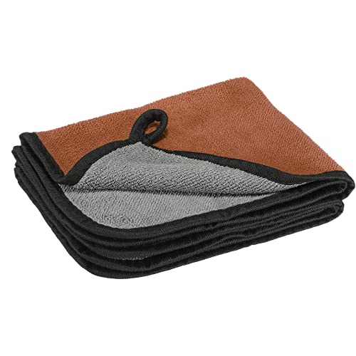 MECCANIXITY Microfiber Cleaning Cloths 12 x 16 Inch Guitar Polishing Cloths Microfiber Towels for Musical Instrument Guitar Piano Gray Brown 2 Pack MECCANIXITY Microfiber Cleaning Cloths 12 x 16 Inch Guitar Polishing Cloths Microfiber Towels for Musical Instrument Guitar Piano Gray Brown 2 Pack