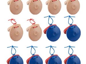12 Pcs Musical Castanets Instrument