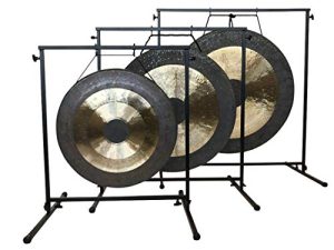 The Gong Shop 38” Chau Gong - Includes Gong Stand & Mallet/Authentic Chinese Chau Gong/Shimmering Wash/Focused Tone/Hand Selected For Quality/Great for Sound Healing