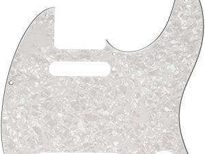 Fender Standard Telecaster Pick Guard (8-Hole) 4-Ply - White Pearl