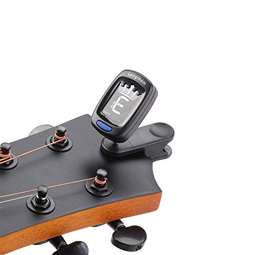 Clip-On Tuner for All Instruments with Guitar Clip-On Tuner for All Instruments with Guitar