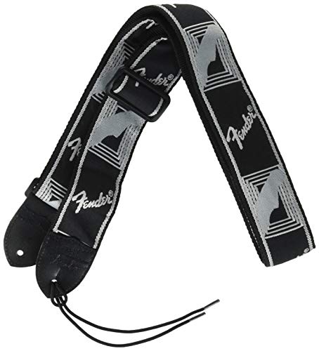 Fender Neon Monogramed Daphne Blue Guitar Strap Fender Neon Monogramed Daphne Blue Guitar Strap