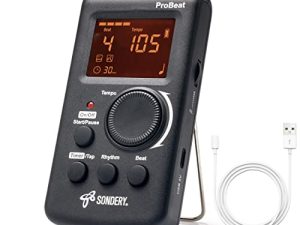 Sondery Digital Metronome for Guitar Piano Drum and All Instruments