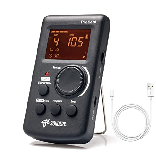 Sondery Digital Metronome for Guitar Piano Drum and All Instruments Sondery Digital Metronome for Guitar Piano Drum and All Instruments