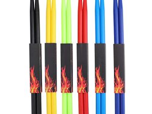 Suwimut 6 Pairs 5A Nylon Drum Sticks