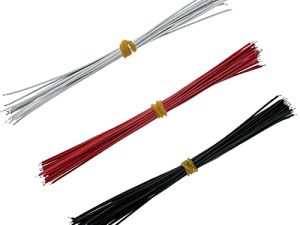 Miokun 75 Pack 22AWG Hookup Wire Pickup Wire for Guitar and Other Musical Instrument