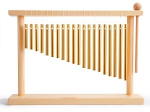 ENNBOM 20-NOTE Chime Table Top Bar Chime Wind Chime 20 Bars Instrument Percussion With Mallet
