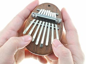 Ganasome 8 Key Mini Kalimba exquisite Finger Thumb Piano Marimba Musical good accessory Pendant Gift for Kids and Adults Beginners