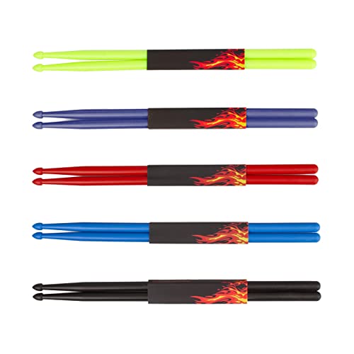 Durable Nylon Exercise 5A Drumsticks Kit for Kids Adults Musical Instrument Percussion Accessories Durable Nylon Exercise 5A Drumsticks Kit for Kids Adults Musical Instrument Percussion Accessories