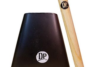 DP Music 5 Inch Metal Cow Bell Noise Maker with Beater - Cowbell for Sporting