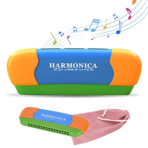 Harmonica Key of C 16 Hole Blues Mouth Organ for Kids Early Education Harmonica Key of C 16 Hole Blues Mouth Organ for Kids Early Education