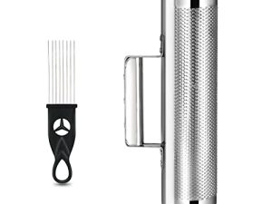Soulmate Guiro Shaker Stainless Steel Guiro 10" 3" Percussion Instrument with Scraper