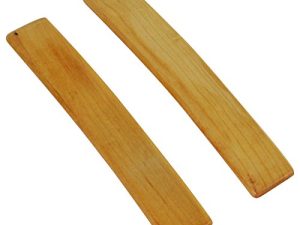 Treasure Gurus New Solid Pair of Maple Wood Bones Folk Musical Wooden Spoons Rhythm Instrument