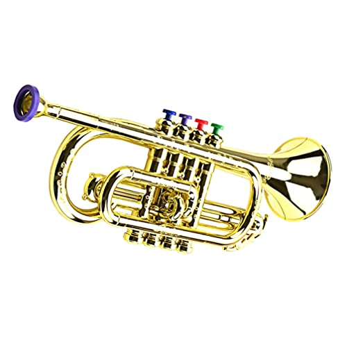 Musical Instruments Play Toy 4 Tones Trumpet for Kids Musical Instruments Play Toy 4 Tones Trumpet for Kids