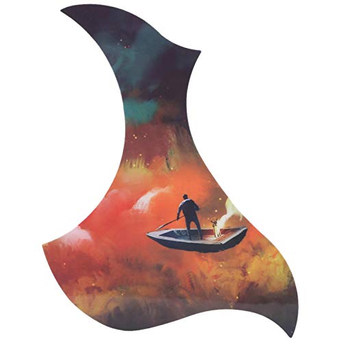 Guitar Pickguard,Acoustic Guitar Pickguard Self‑Adhesive Decoration Musical Instrument Accessories Suitable For Folk Guitars(1) Played Accessories Guitar Pickguard,Acoustic Guitar Pickguard Self‑Adhesive Decoration Musical Instrument Accessories Suitable For Folk Guitars(1) Played Accessories