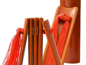 1 pair Castanets Chinese Allegro Bamboo