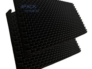 4 Pack Acoustic Foam Panels