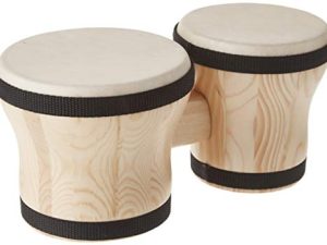 Rhythm Band Bongos Junior 6 in. H x 5 in. and 4-1/4 in. Dia
