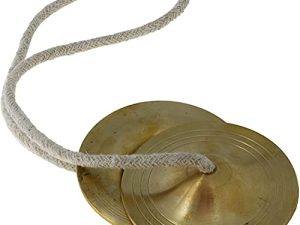 Traditional Musical Instruments Indian Manjeera Hand Music Dia 2.5 Inches
