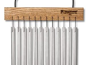 TreeWorks Chimes (MADE IN U.S.A.) Hand-Held Bar Chime with Cord Handle-Tennessee hardwood mantle (VIDEO) (TRE415)