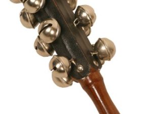 DOBANI Hand Sleigh Bells on Wooden Handle