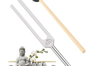 EASTROCK 528 Hz Tuning Fork with Silicone Hammer and Cleaning Cloth