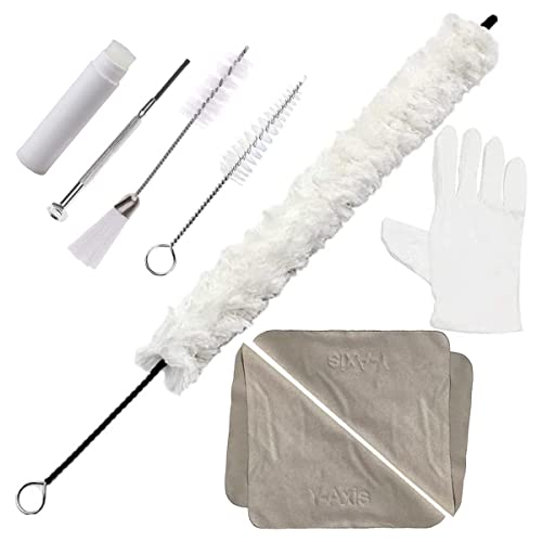Y-Axis 9 Pcs Flute Cotton Cleaning Brush Kit Y-Axis 9 Pcs Flute Cotton Cleaning Brush Kit