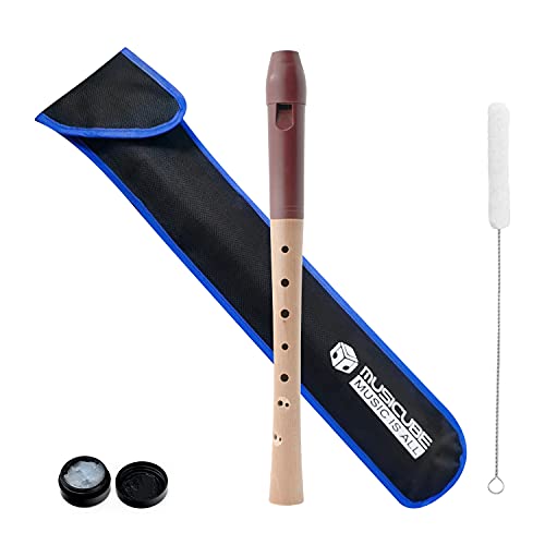 MUSICUBE Professional C-Soprano Recorder Instrument for Beginner Kids Adults Baroque Fingering Double Holes Recorder Musical Instrument for School & Home 2-Pieces Recorder kit Gift Choice MUSICUBE Professional C-Soprano Recorder Instrument for Beginner Kids Adults Baroque Fingering Double Holes Recorder Musical Instrument for School & Home 2-Pieces Recorder kit Gift Choice