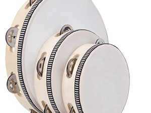 Dreokee 3 Pack Tambourines for Adults