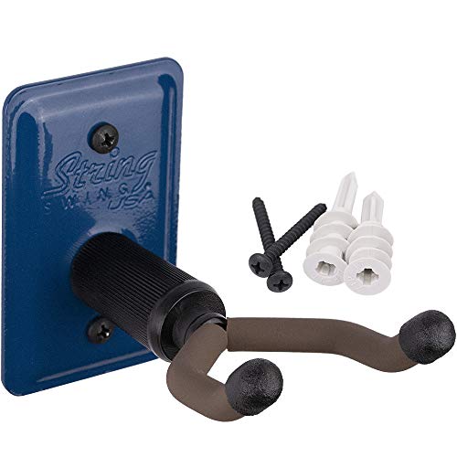 String Swing Ukulele Wall Mount Stand for Mandolin Ukele Banjo Concert Pineapple Soprano Tenor and Baritone Compatible Safety Home or Studio Accessories without Case Blue BGCC11UK String Swing Ukulele Wall Mount Stand for Mandolin Ukele Banjo Concert Pineapple Soprano Tenor and Baritone Compatible Safety Home or Studio Accessories without Case Blue BGCC11UK