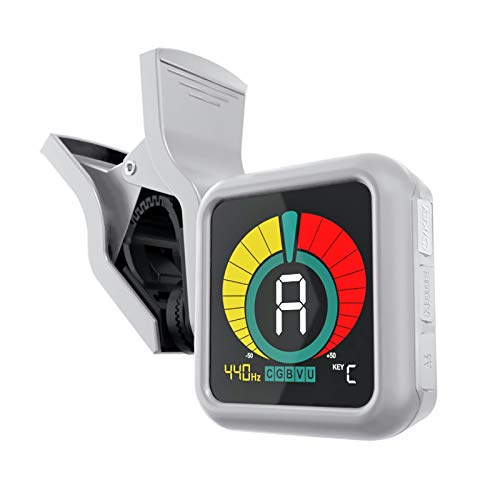 KLIQ UberTuner - Professional Clip-On Tuner for All Instruments (multi-key modes) - with Guitar KLIQ UberTuner - Professional Clip-On Tuner for All Instruments (multi-key modes) - with Guitar