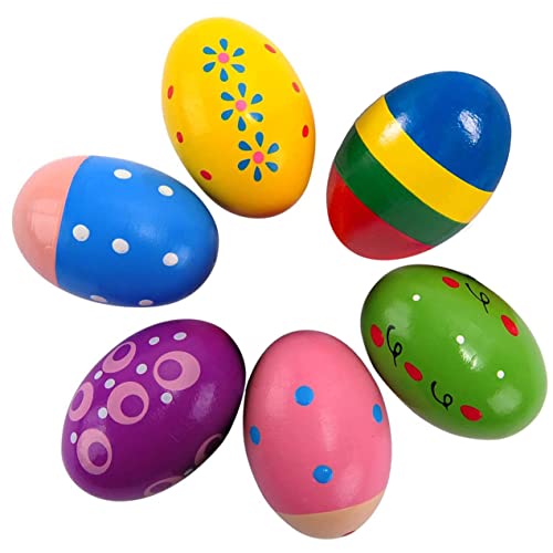 Colorful Egg Shaker Set (6 Pieces) Hand Shakers for Musical Maracas Percussion Instruments Colorful Egg Shaker Set (6 Pieces) Hand Shakers for Musical Maracas Percussion Instruments