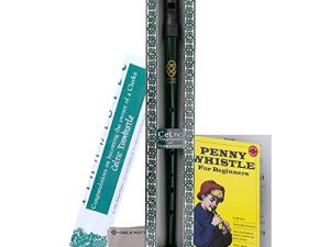 Tin Whistle Set – Clarke Tin Whistle Key D with Beginners Book