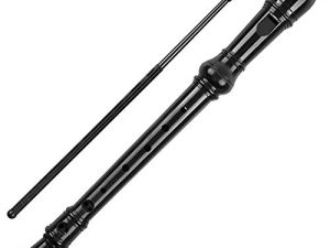 Soprano Recorder Descant Flauta Recorder 8 Hole ABS Clarinet German Style Treble flute C Key With Fingering Chart Instructions with Cleaning Rod Bag