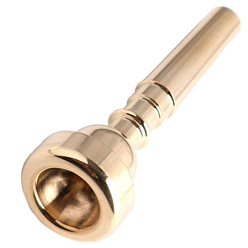 HENGYEE Gold Plated Trumpet Mouthpiece 3C 5C 7C Compatible with Yamaha Bach Conn King Replacement Musical Instruments Accessories HENGYEE Gold Plated Trumpet Mouthpiece 3C 5C 7C Compatible with Yamaha Bach Conn King Replacement Musical Instruments Accessories