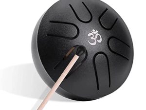 RnemiTe-amo Steel Tongue Drum 6 Notes 3.7 inch