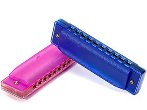 Koogel 2 PCS Translucent Kids Harmonica