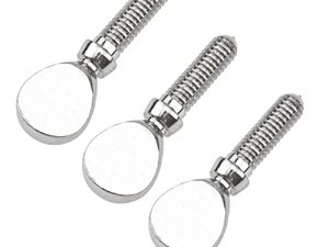 3Pcs Yootones Sax Neck Screw Tightening Screw Compatible with Sax Saxophone Bass Clarinet Accessory (Silver)