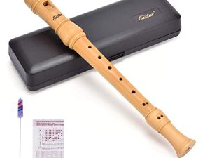 Eastar Soprano Beginners Recorder Baroque fingering C Key Maple Descant Recorder Instrument for Kids Adults