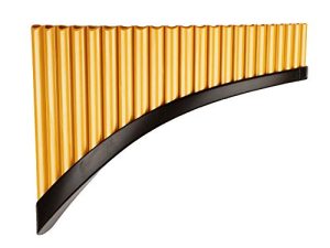22 Pipes Resin Pan Flute G Key Pan Pipes Woodwind Instrument Traditional Musical Instrument Pan flute (Right Hand)