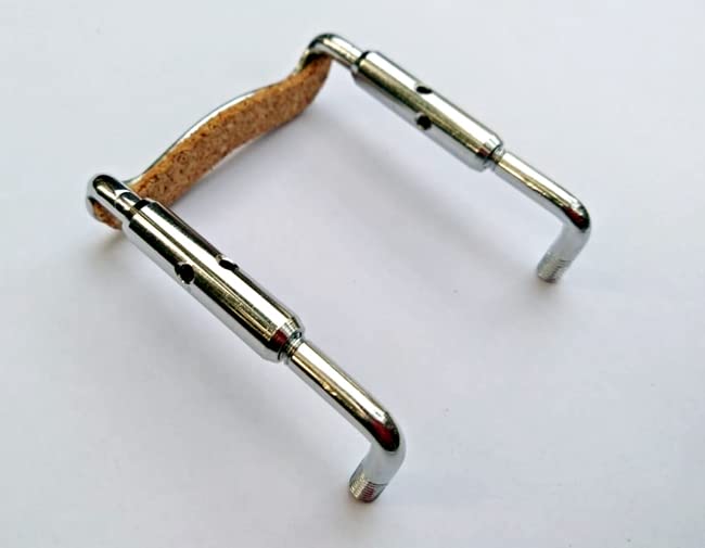 MUSICAL STRING VIOLIN CHINREST U SHAPE CLAMP SCREW 4/4 AND 3/4 BRASS WITH CHOROME COAT 23 MM BARREL 2PCS PACK MUSICAL STRING VIOLIN CHINREST U SHAPE CLAMP SCREW 4/4 AND 3/4 BRASS WITH CHOROME COAT 23 MM BARREL 2PCS PACK