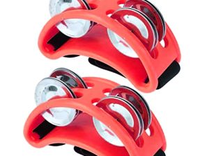 2PCS Foot Tambourine