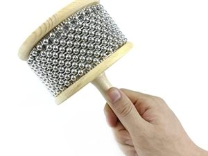 LOONELO Wooden Hand Cabasa with Stainless Steel
