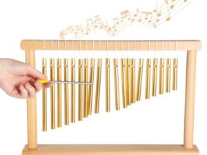 20 Bars Chime Single-row Table Top Wind Chime 15.7×10.6''