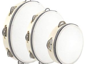3PCS Tambourines for Adults Church and Kids