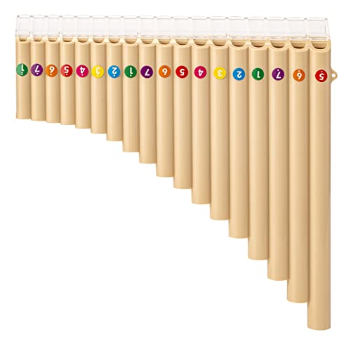18 Pipes Pan Flute Eco-friendly Resin C tone Easy Learn Pan Flute 18 Pipes Pan Flute Eco-friendly Resin C tone Easy Learn Pan Flute