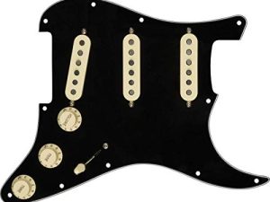 Fender Custom 69 Prewired Stratocaster Pickguard - 3-Ply Black