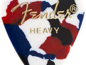 Fender Classic Celluloid Guitar Picks 351 Shape